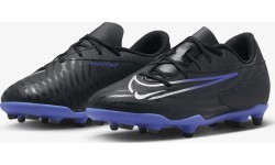 Футбольные бутсы подростковые Nike Jr Phantom GX Club FG/MG Black Blue DD9564 040