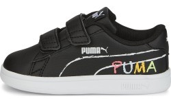 Puma Smash v2 Home School Kids' Sneakers Black 386201 01