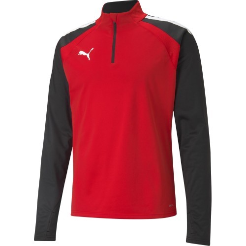 Puma vīriešu džemperis TeamLiga 1/4 Zip Top Red Black 657236 01