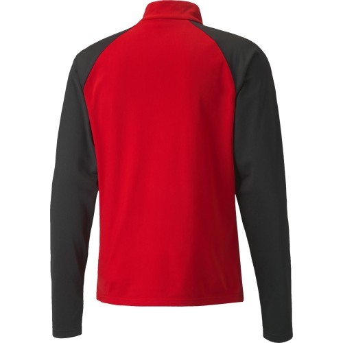 Puma vīriešu džemperis TeamLiga 1/4 Zip Top Red Black 657236 01