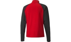 Мужская толстовка Puma TeamLiga 1/4 Zip Top Red Black 657236 01