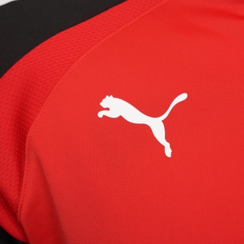 Мужская толстовка Puma TeamLiga 1/4 Zip Top Red Black 657236 01