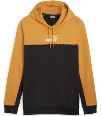 Puma Ess Block X Tape vīriešu džemperis, melns/dzeltens 675173 91