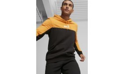 Мужской свитшот Puma Ess Block X Tape, чёрный/жёлтый 675173 91