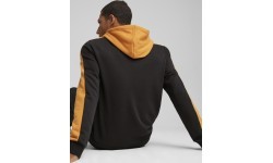 Puma Ess Block X Tape Men's Sweatshirt Black Yellow 675173 91