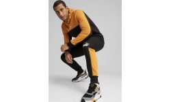 Puma Ess Block X Tape Men's Sweatshirt Black Yellow 675173 91