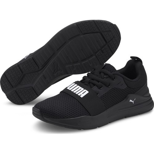 Puma Wired Run Jr pusaudžu apavi High Risk Black 374214 01