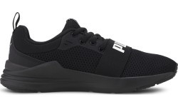 Puma Wired Run Jr Junior Sneakers High Risk Black 374214 01