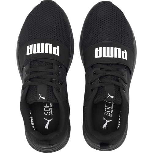 Puma Wired Run Jr Junior Sneakers High Risk Black 374214 01