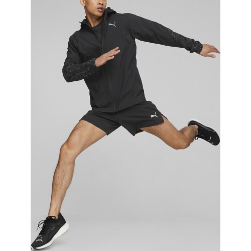 Puma Run Reflective AOP Woven Men's Sweatshirt Black 522409 01