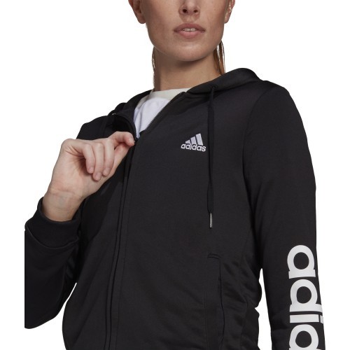 Adidas sporta tērps sievietēm W Lin FT TS Black GM5575