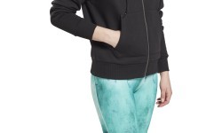 Женский свитшот Reebok Ri Full Zip, чёрный GS9384
