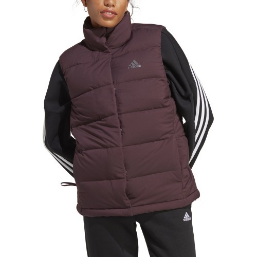 Adidas W Helionic Vest sieviešu dūnu veste, bordo HE1456