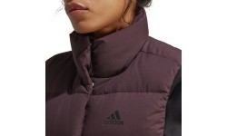Женский пуховый жилет Adidas W Helionic Vest, бордовый HE1456