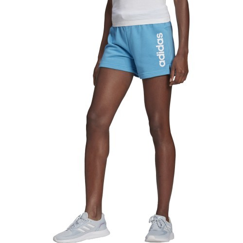 Adidas шорты женские W Lin Ft Short Blue HD1701