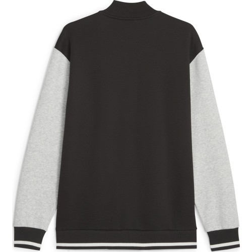 Puma Squad Track Jacket Men's Sweatshirt Black Grey 676018 01