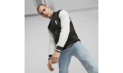 Puma Squad Track Jacket Men's Sweatshirt Black Grey 676018 01