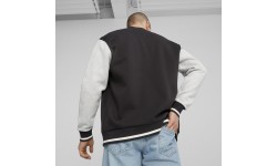 Puma Squad Track Jacket Men's Sweatshirt Black Grey 676018 01