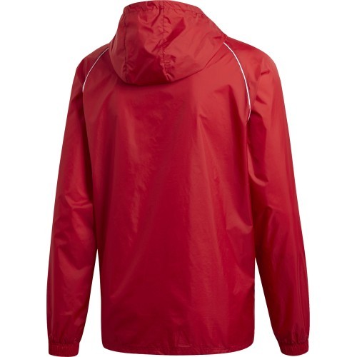Adidas Men's Core 18 Rain Jacket Red CV3695
