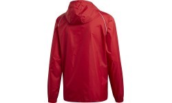 Adidas vīriešu jaka Core 18 Rain Jacket, sarkana CV3695