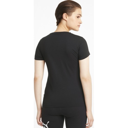 Puma Ess Logo Tee sieviešu blūze, melna