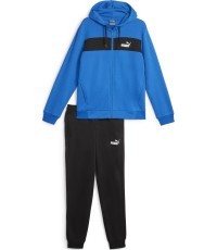 Puma FZ Panel Tracksuit Men's Black Blue 675022 47