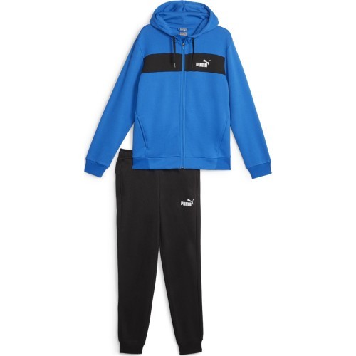 Puma FZ Panel Tracksuit Men's Black Blue 675022 47