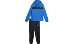 Puma спортивный костюм мужской FZ Panel Tracksuit Black Blue 675022 47
