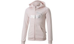 Puma Ess+ Logo Full-Zip džemperis pusaudžiem, rozā 846959 16