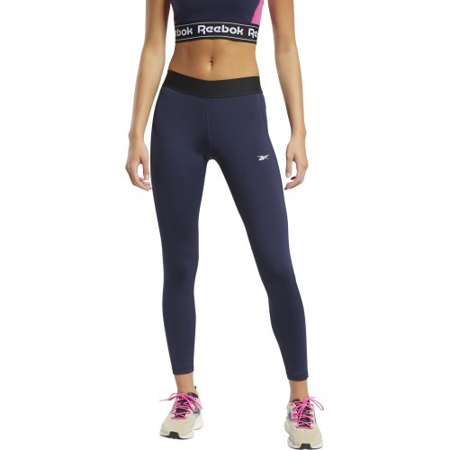 Reebok legingi sievietēm Te Linear Logo Poly Navy FU2246