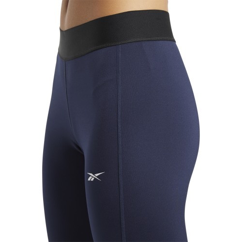 Reebok Te Linear Logo Poly Women's Leggings Navy FU2246