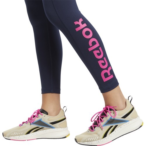 Женские легинсы Reebok Te Linear Logo Poly Navy FU2246