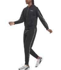 Женский спортивный костюм Reebok Piping Pack Hooded черный HE2275