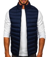J.Style vīriešu veste, zila, 5M711-215
