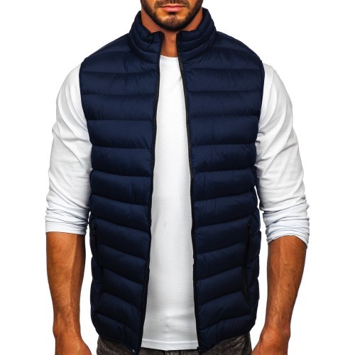 J.Style Men's Vest Blue 5M711-215