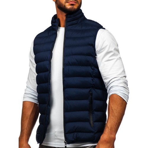 J.Style Men's Vest Blue 5M711-215