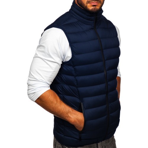 J.Style vīriešu veste, zila, 5M711-215