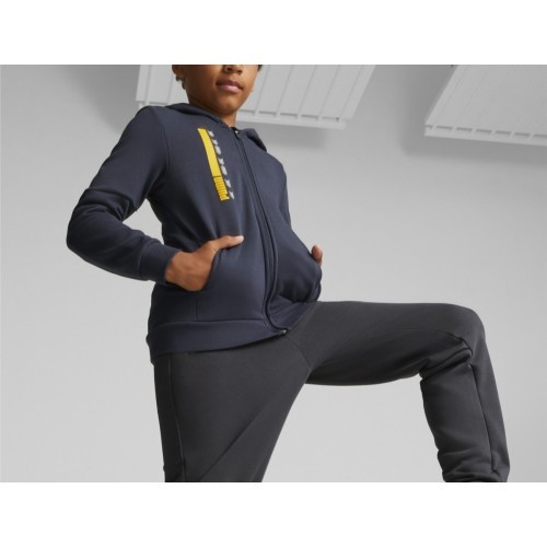 Puma Teen Active Sports Full-Zip Hoodie Blue 670075 43
