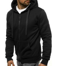 Мужской флисовый джемпер J.Style Black 68B2008-3