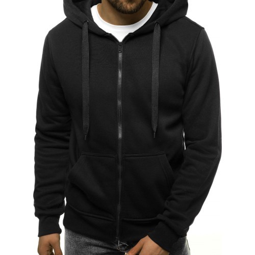 Мужской флисовый джемпер J.Style Black 68B2008-3