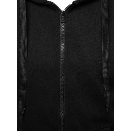 J.Style Men's Fleece Sweatshirt Black 68B2008-3