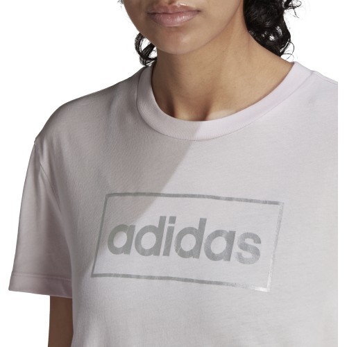 Женская футболка Adidas W Fl Bx G Tee, розовая HC5569