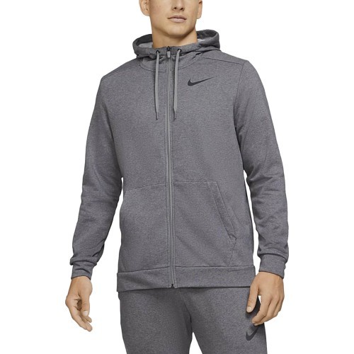 Мужская толстовка Nike Nk Df Hdie Fz Fl, серая, CZ6376 071