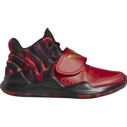 Adidas Deep Threat J Red Boys' Basketball Shoes FV2276