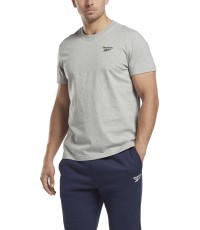 Reebok мужская футболка Ri Left Chest Logo Grey HS7114