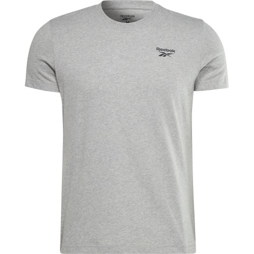 Reebok Men's T-Shirt Ri Left Chest Logo Grey HS7114
