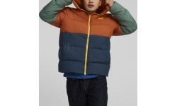 Puma Power Hooded Down Puff Men's Jacket Orange Green Blue 849335 64