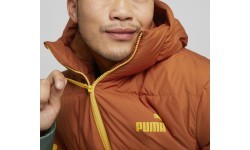 Puma Power Hooded Down Puff vīriešu jaka Orange Green Blue 849335 64