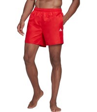 Adidas Solid CLX Short SL vīriešu peldšorti, sarkani, HA0384