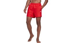Adidas Solid CLX Short SL Men's Swim Shorts Red HA0384